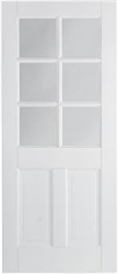 Canterbury 6L Solid White Interior Door