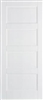 Contemporary 4P Solid White Interior Door