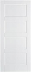 Contemporary 4P Solid White Interior Door