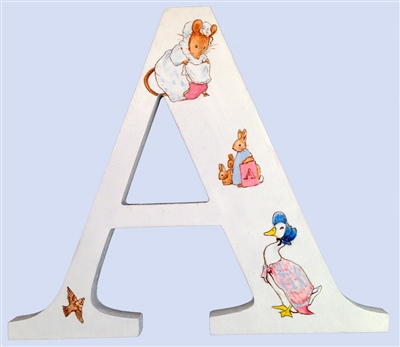 Beatrix Potter Wooden Letters