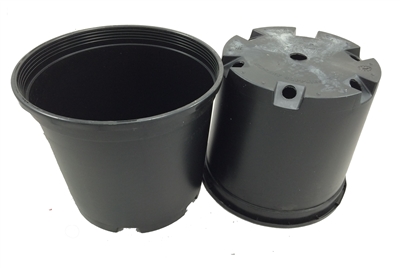 Black Ground Pot - 3 Gallon