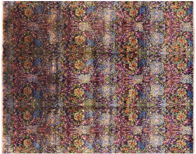 Hand Knotted Persian Silk Rug