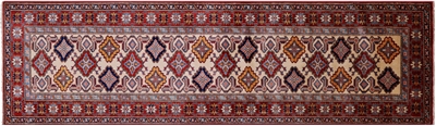 Runner Super Kazak Hand Knotted Wool Rug