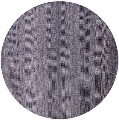 Round Handmade Savannah Grass Wool & Silk Rug