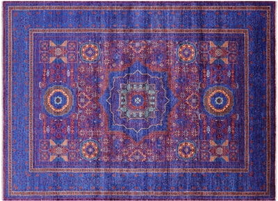 Mamluk Geometric Hand Knotted Wool Rug