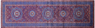 Mamluk Hand-Knotted Wool Runner Rug