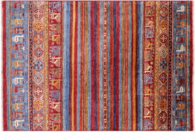 Handmade Persian Tribal Gabbeh Wool Rug