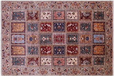Persian Garden Design Hand-Knotted Rug