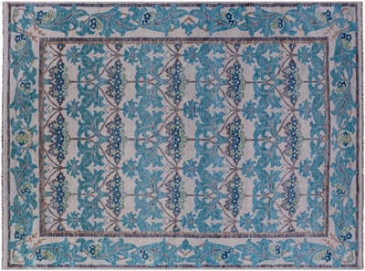 Hand-Knotted  William Morris Wool Rug