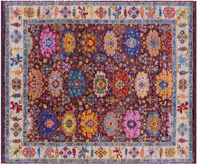 Turkish Oushak Handmade Wool Rug