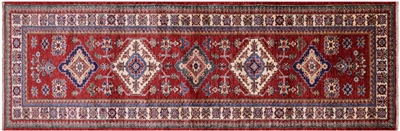 Runner Super Kazak Handmade Wool Rug