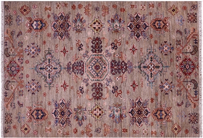 Handmade Super Kazak Wool Rug