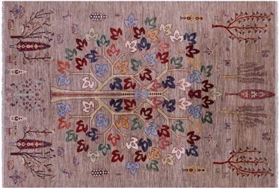 Tribal Persian Gabbeh Handmade Rug