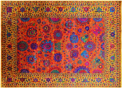 Persian Tabriz Handmade 100% Silk Rug