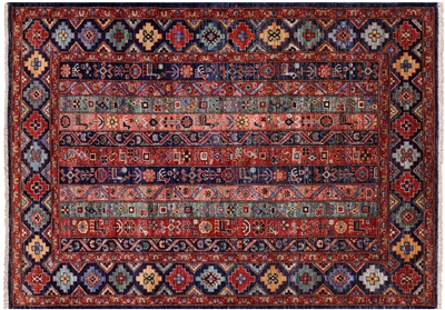 Persian Gabbeh Shall Hand Knotted Rug