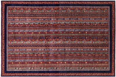 Persian Gabbeh Shall Hand Knotted Rug