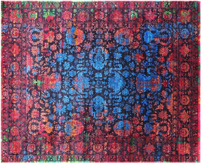 Hand Knotted Silk Persian Rug