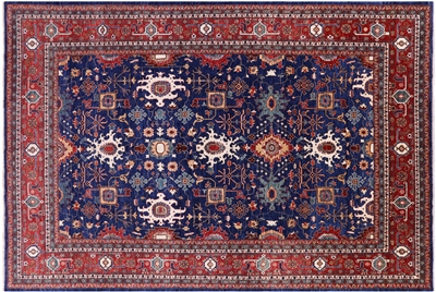 Persian Fine Serapi Hand Knotted Wool Rug