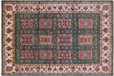 Super Kazak Hand Knotted Wool Rug