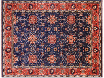 Handmade Persian Fine Serapi Wool Rug