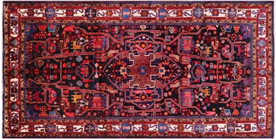 New Hand Knotted Persian Nahavand Area Rug