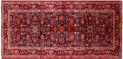 Handmade New Persian Mahal Wool Rug