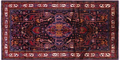 New Persian Nahavand Handmade Rug