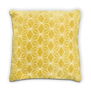 Geo Cushion - Yellow