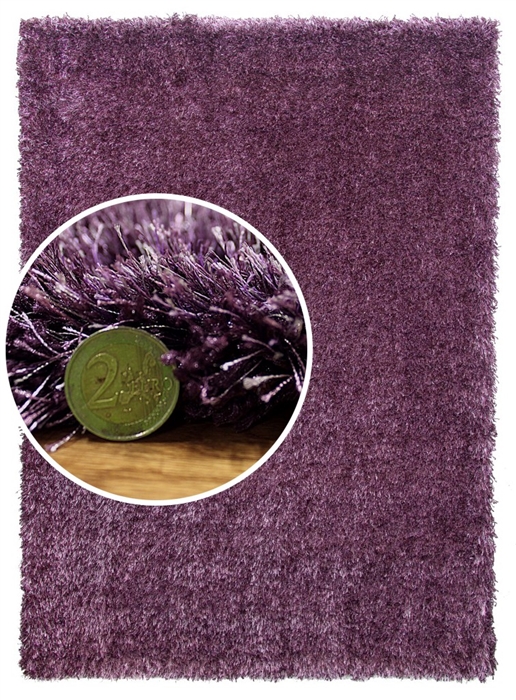 Purple Shaggy Rug - Sensations