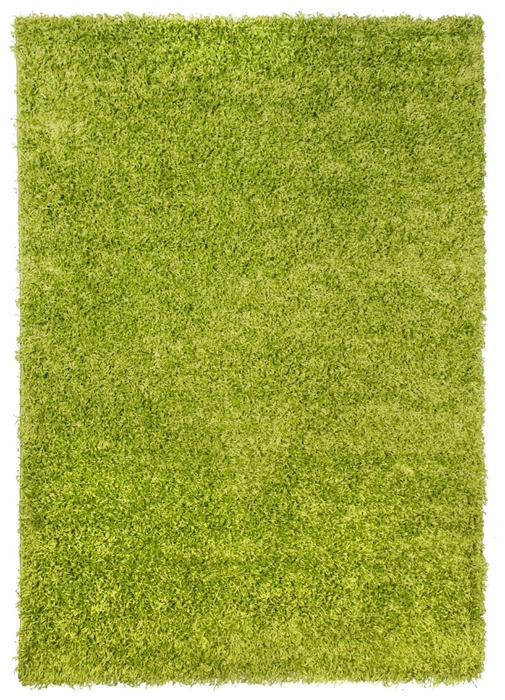 Green Shaggy Rug - Cosy