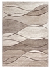 Beige Brown Waves Rug - Impulse