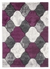 Grey Purple Coblo Rug - Impulse