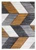 Grey Pumpkin Chevron Rug - Impulse