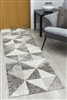 Impulse Triad Runner Rug - Beige & Brown