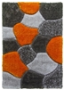 luxus-stones-shaggy-rug-grey-orange