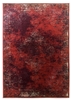 Burgundy Red Distressed Rug - Vintage Classic