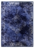 Navy Blue Distressed Rug - Vintage Classic