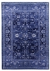 Navy Blue Distressed Rug - Vintage Timeless