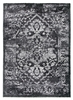 Antika Medallion Distressed Rug - Grey