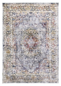 boho medallion grey rug
