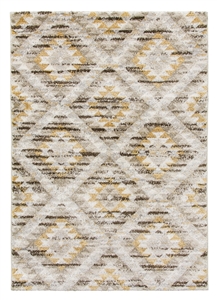 Geometric Ochre Rug - Ardenne Azteca