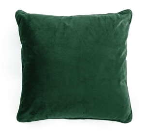 velvet cushion green