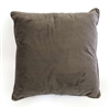 velvet cushion mocha