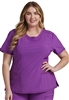 Cherokee Infinity Round Neck Top #2624A Bright Violet
