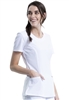 Cherokee Infinity Round Neck Top #2624A White