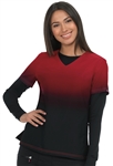 #370PR Reform Ombre Koi Lite Top- Ruby/Black