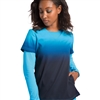 #370PR Reform Ombre Koi Lite Top- Turquoise/Navy