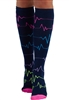 "EKG Zig Zag" Women's Print Support Sock