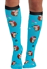 "Hedgehugs" Women's Print Support Sock