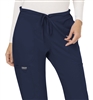 #WW120 Navy Cherokee Revolution Mid Rise Drawstring Pant